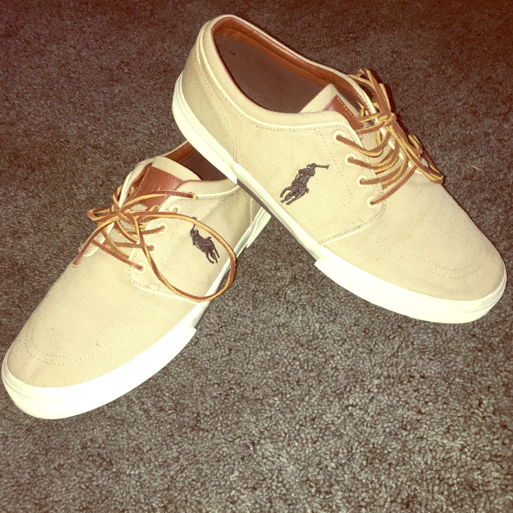 Polo Ralph Lauren Vaughn Khaki Size 13